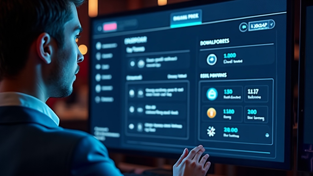 Player reviewing Vegas Hero account settings and payment options